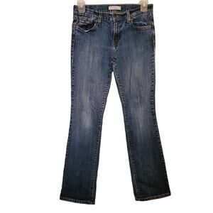 Levis 515 bootcut high rise mid wash blue jeans